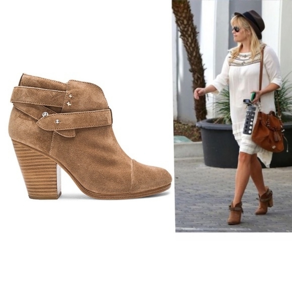 Rag & bone suede espresso Harrow boots